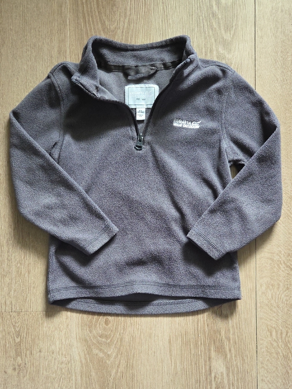 Regatta Kids Gray Half-Zip Fleece Pullover